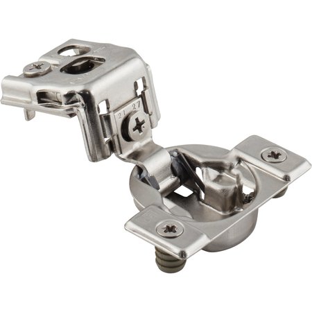 HARDWARE RESOURCES 105Deg 1-1/4In. Overlay Dura-Close Self-Close Compact Hinge W/ Press-In 8 Mm Dowels 8394-000
